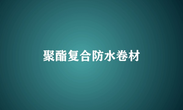 聚酯复合防水卷材