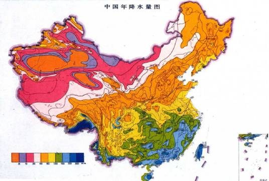 200毫米等降水量线