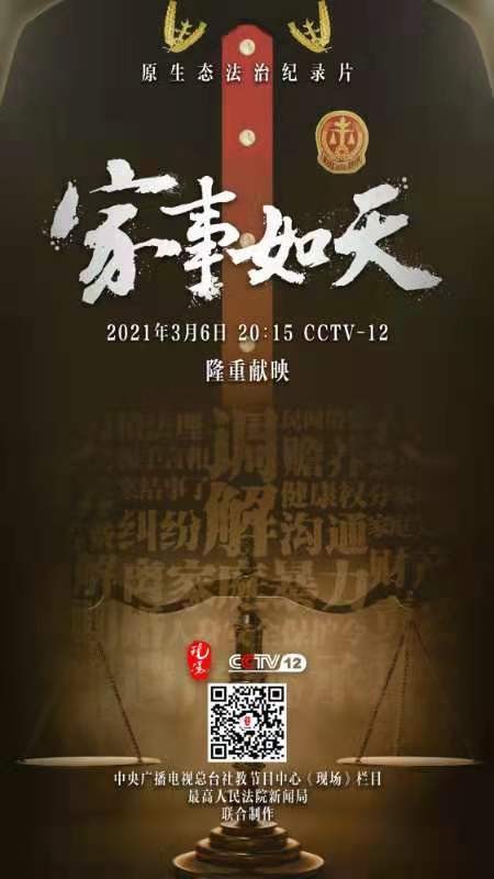 家事如天（全国首部记录家事审判工作的原生态法治纪录片）