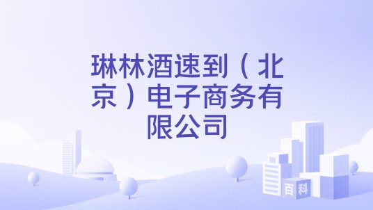 琳林酒速到（北京）电子商务有限公司