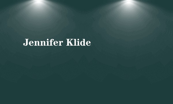 Jennifer Klide