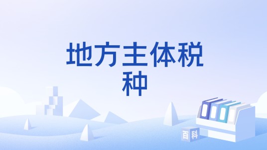 地方主体税种