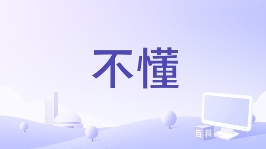不懂（安少宇的歌曲）