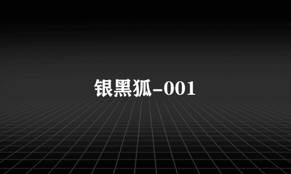 银黑狐-001