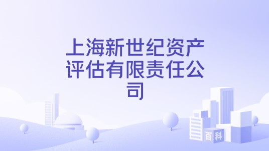 上海新世纪资产评估有限责任公司