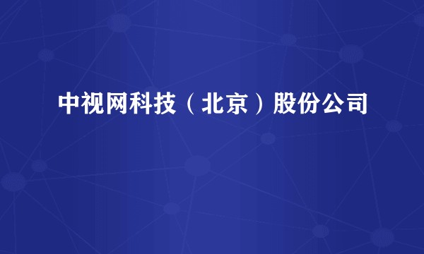 中视网科技（北京）股份公司