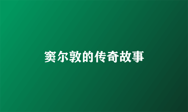 窦尔敦的传奇故事