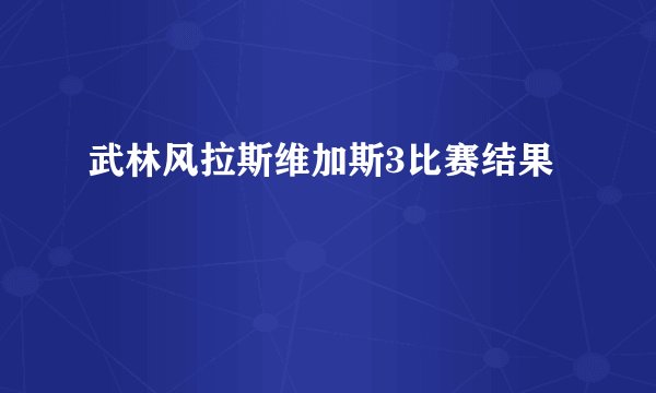 武林风拉斯维加斯3比赛结果
