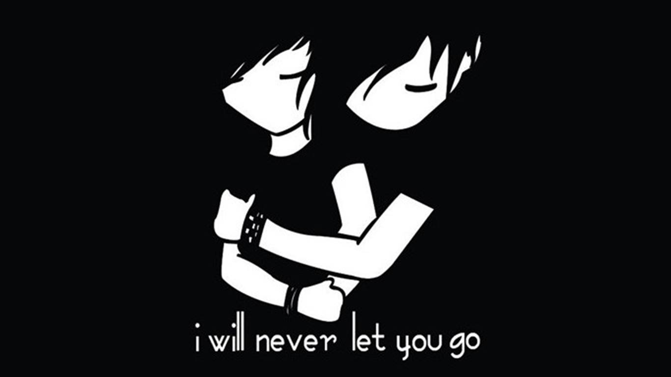 I will never let go是什么意思?