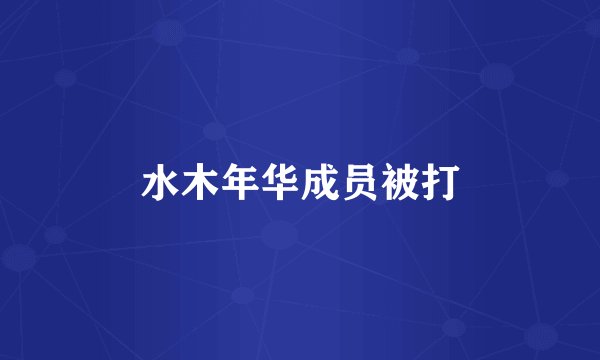 水木年华成员被打