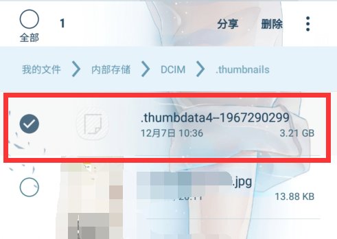 手机里的thumbdata是什么文件?