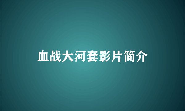 血战大河套影片简介