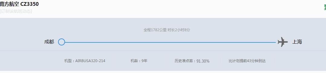 CZ3350航班是什么型号飞机？