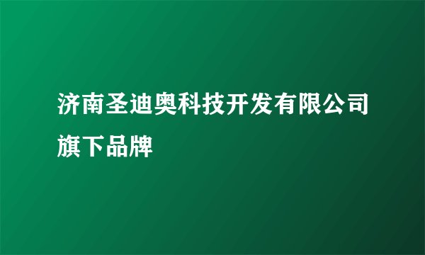 济南圣迪奥科技开发有限公司旗下品牌