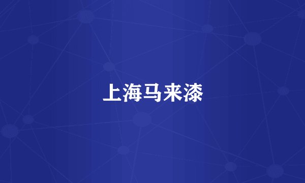上海马来漆