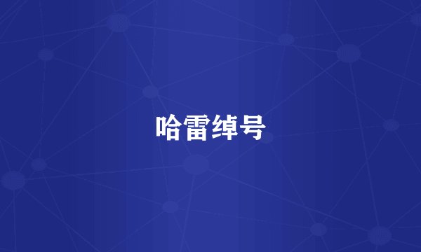 哈雷绰号