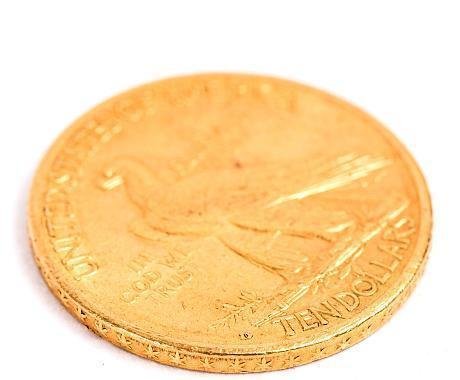 古金币鉴赏-印第安人头像鹰扬金币