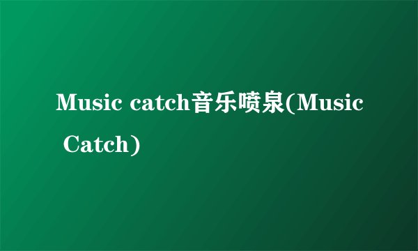 Music catch音乐喷泉(Music Catch)
