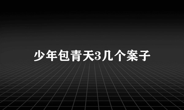 少年包青天3几个案子