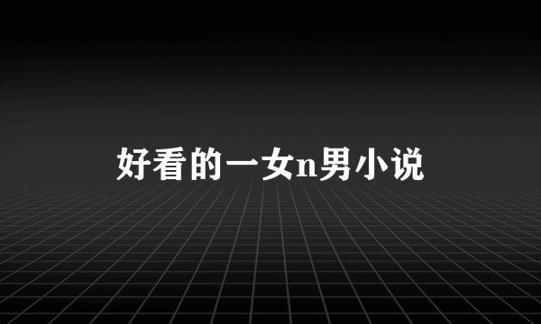 好看的一女n男小说