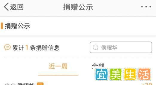 侯耀华捐款引众议，出场费几万块，却只捐款几十块？
