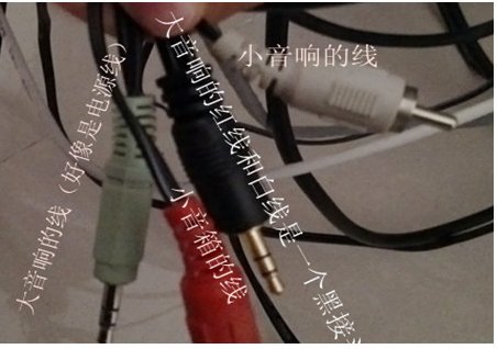 5.1音箱的线怎么接电脑上的音频接口