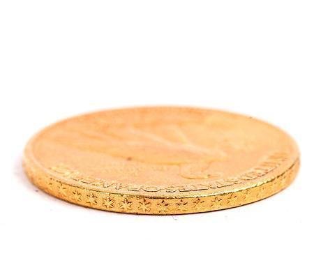 古金币鉴赏-印第安人头像鹰扬金币