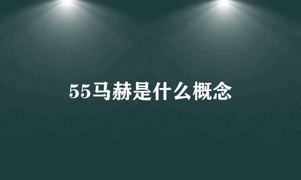 55马赫是什么概念