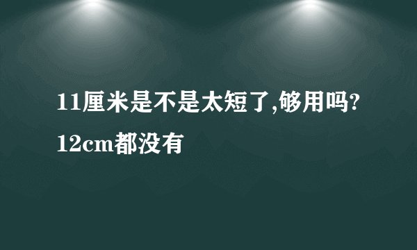 11厘米是不是太短了,够用吗?12cm都没有