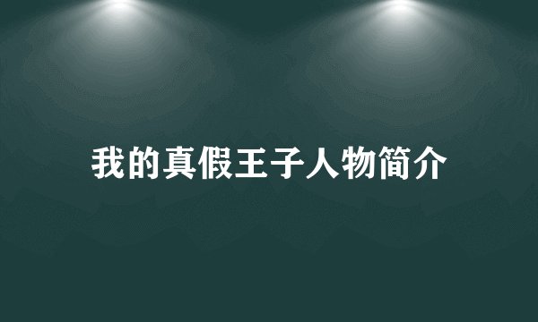 我的真假王子人物简介