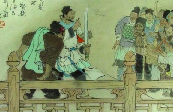 梁山泊林冲落草,汴京城杨志卖刀讲了什么
