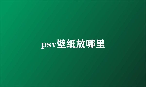 psv壁纸放哪里