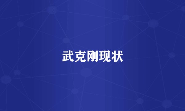 武克刚现状
