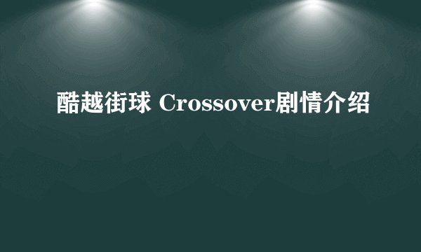 酷越街球 Crossover剧情介绍