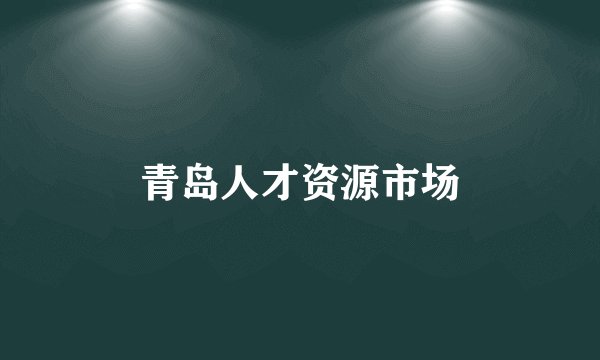 青岛人才资源市场