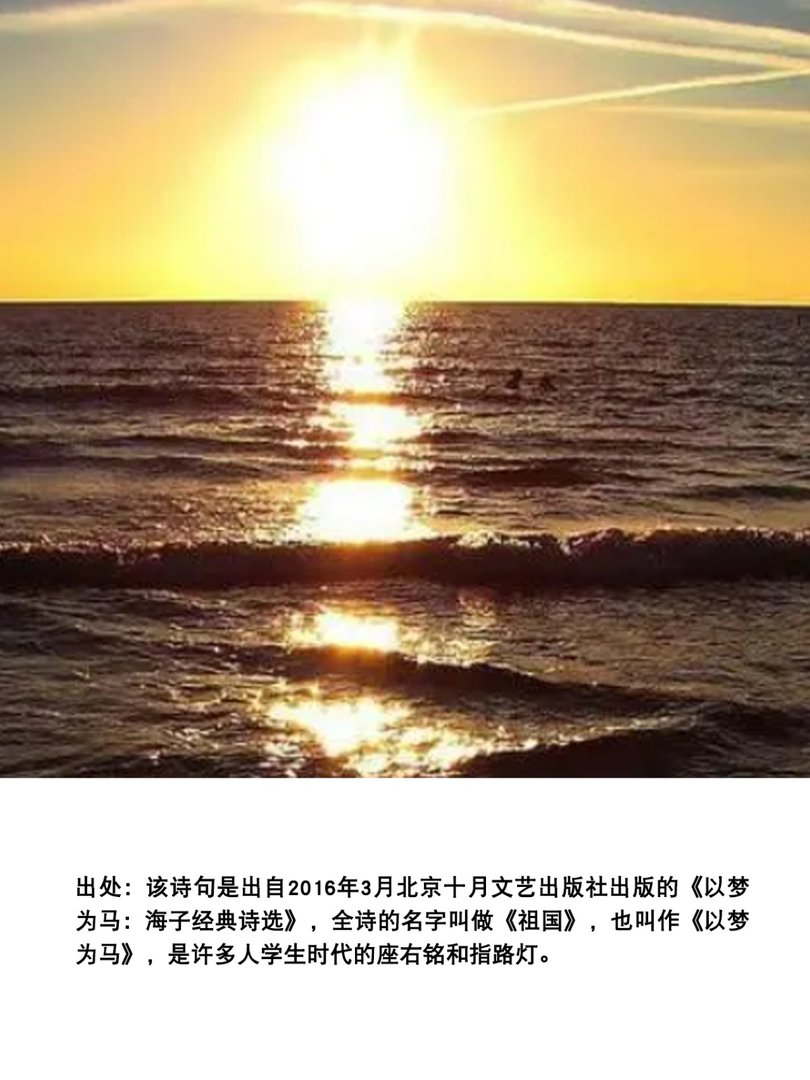 以梦为马,不负韶华全诗是什么?