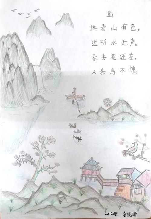 古诗，画的意思是什么？