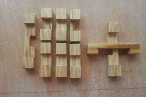孔明锁9根教程一步一步图解