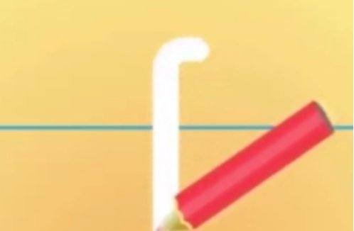 f在四线三格里怎么写?