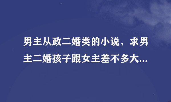 男主从政二婚类的小说,求男主二婚孩子跟女主差不多大的现言,谢谢