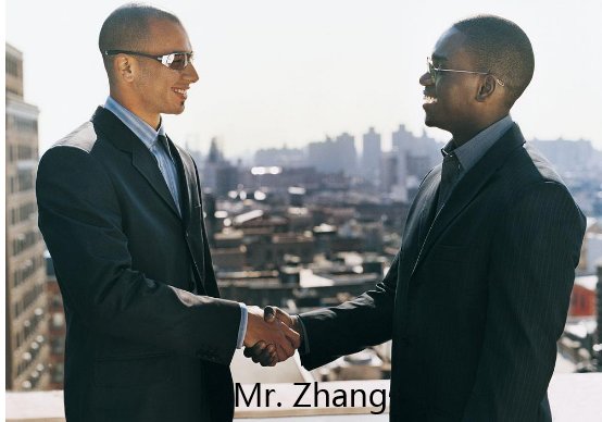 张先生的英文怎么说？