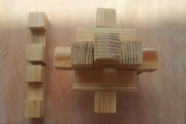 孔明锁9根教程一步一步图解