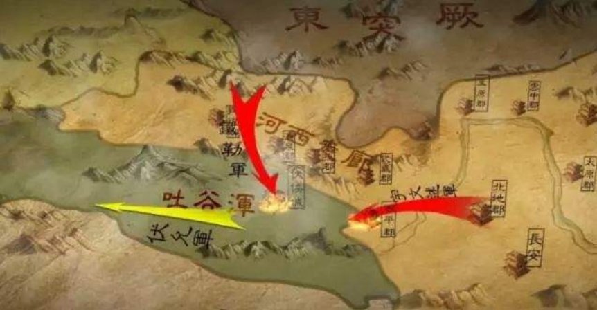 吐谷浑是因为谁的侵袭举族内迁，最终成为了唐的属民？