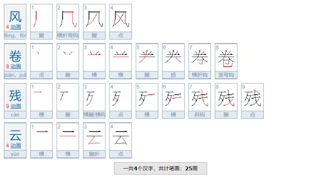 风卷残云,是什么意思,打一动物?
