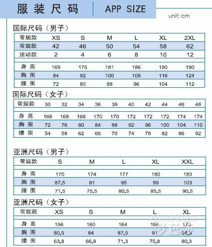 140斤身高175,衣服尺码应该是多大呢?