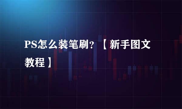 PS怎么装笔刷？【新手图文教程】