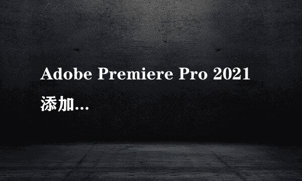 Adobe Premiere Pro 2021添加多行字幕
