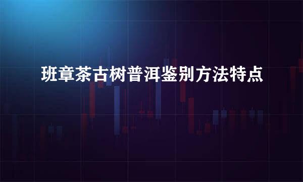 班章茶古树普洱鉴别方法特点