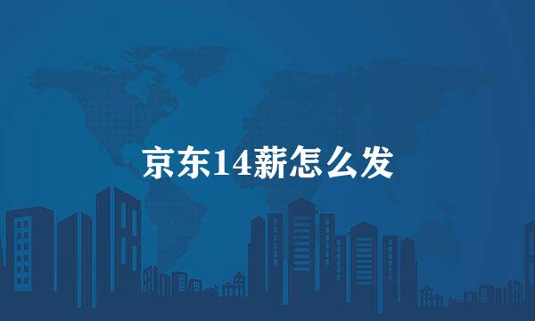 京东14薪怎么发