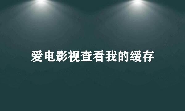 爱电影视查看我的缓存